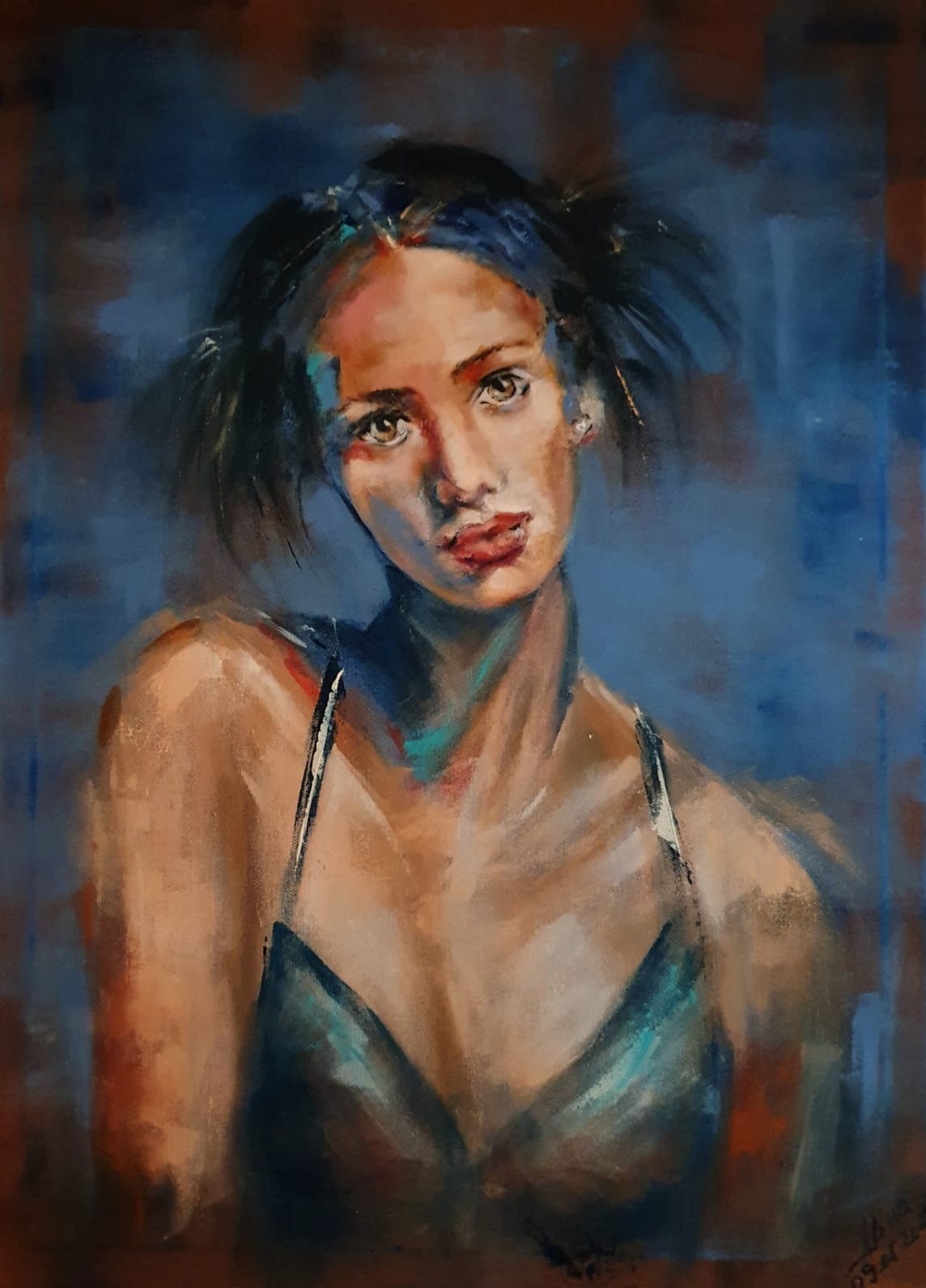 ArteDiAlina.com painting: Into the blue